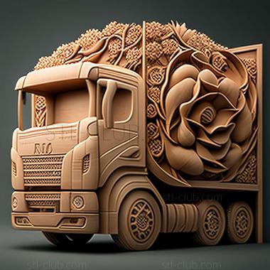 3D модель Mitsubishi Fuso Rosa (STL)